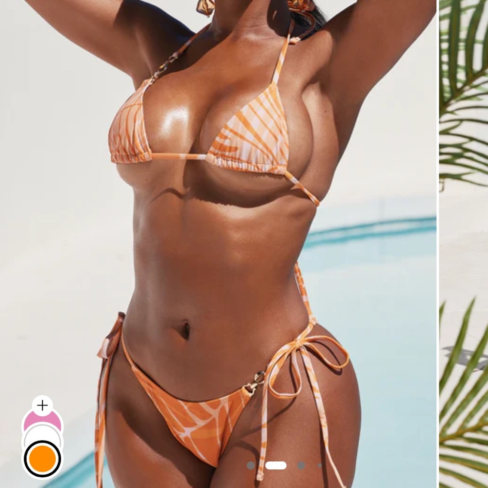 Bali Muse Hardware 2 Piece Bikini - Orange/ Combo
